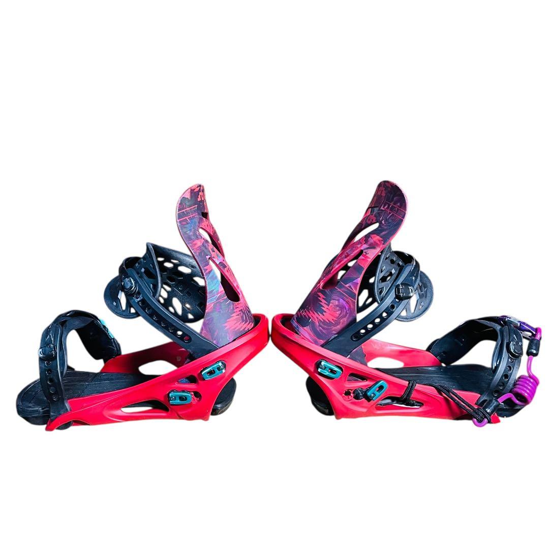 FLUX スノーボード ビンディング レッド/ブラック DS フラックス