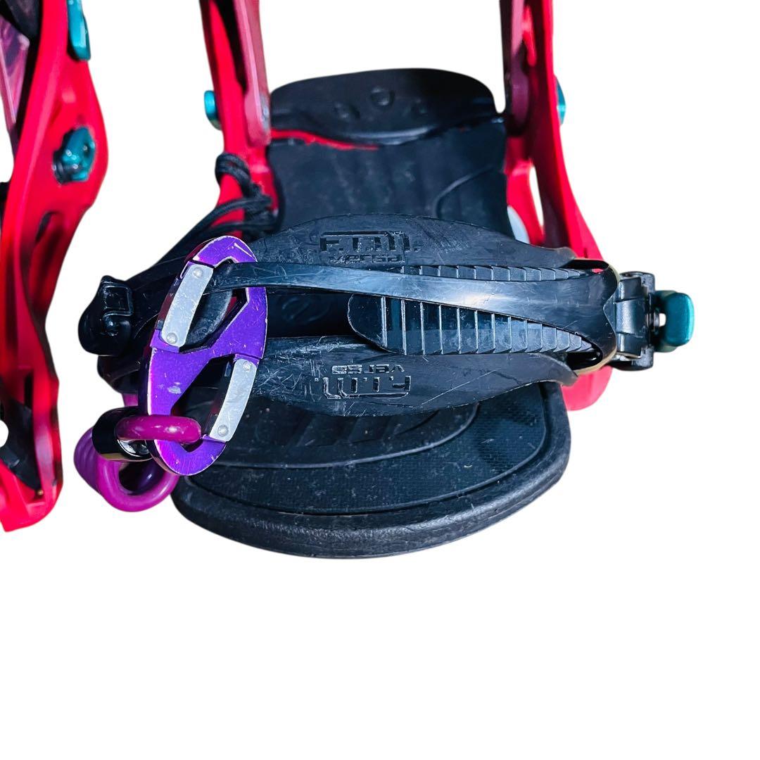 FLUX スノーボード ビンディング レッド/ブラック DS フラックス