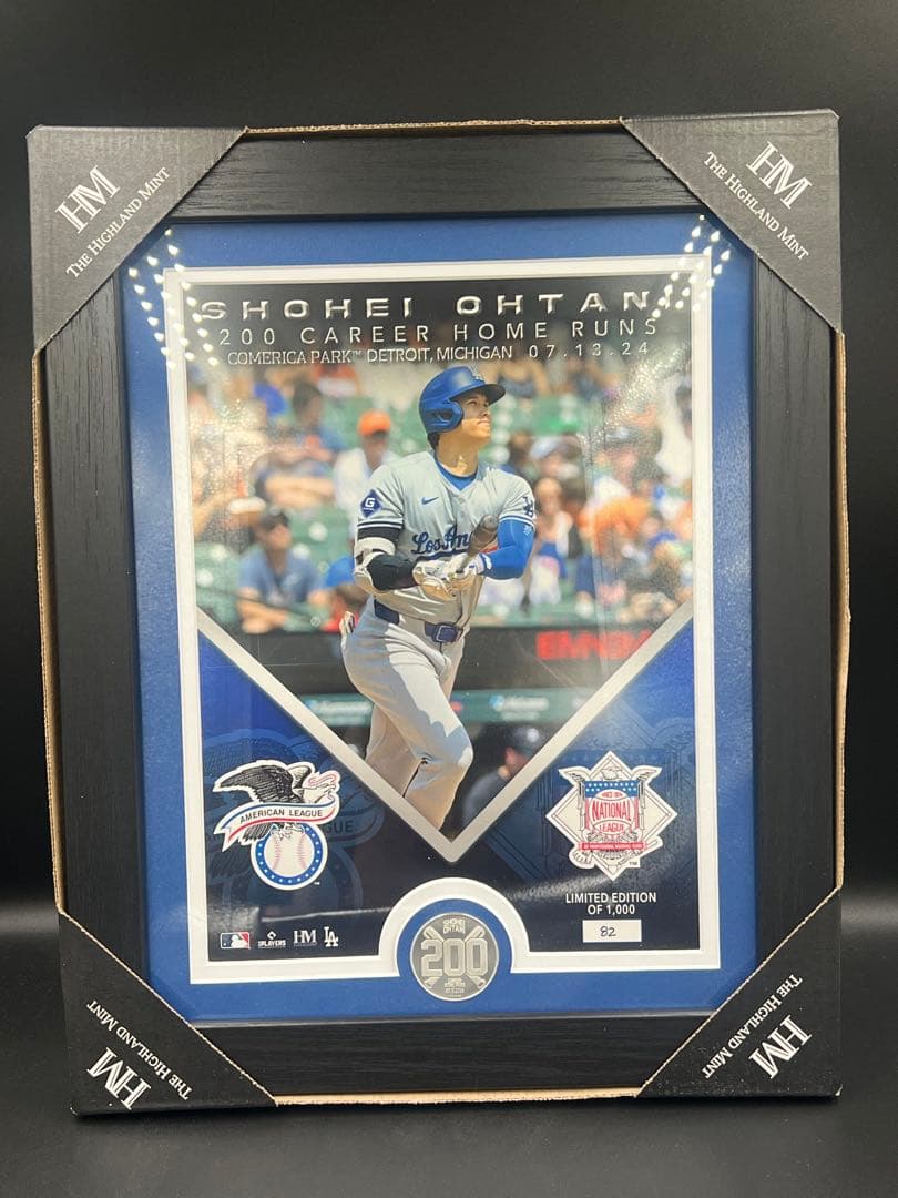 大谷翔平 200号HR フォトフレーム 限定1000