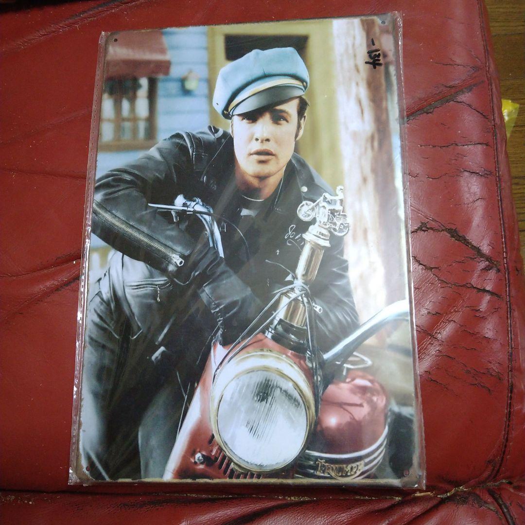 マーロン・ブランド ブリキ看板 20cm×30cm