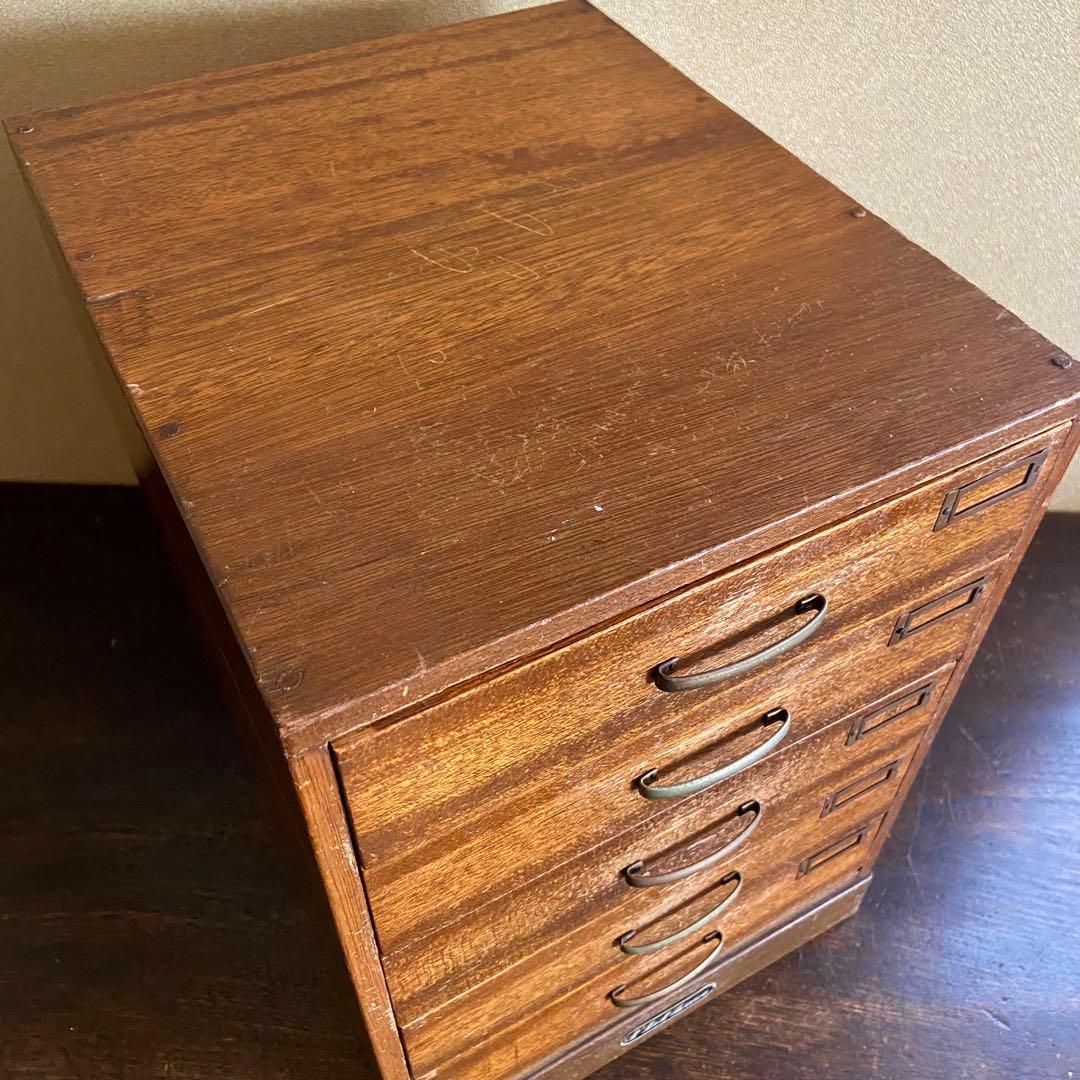 昭和レトロ　古引き出し　ナショナル自転車　ビンテージ家具　非売品　小引出し　希少