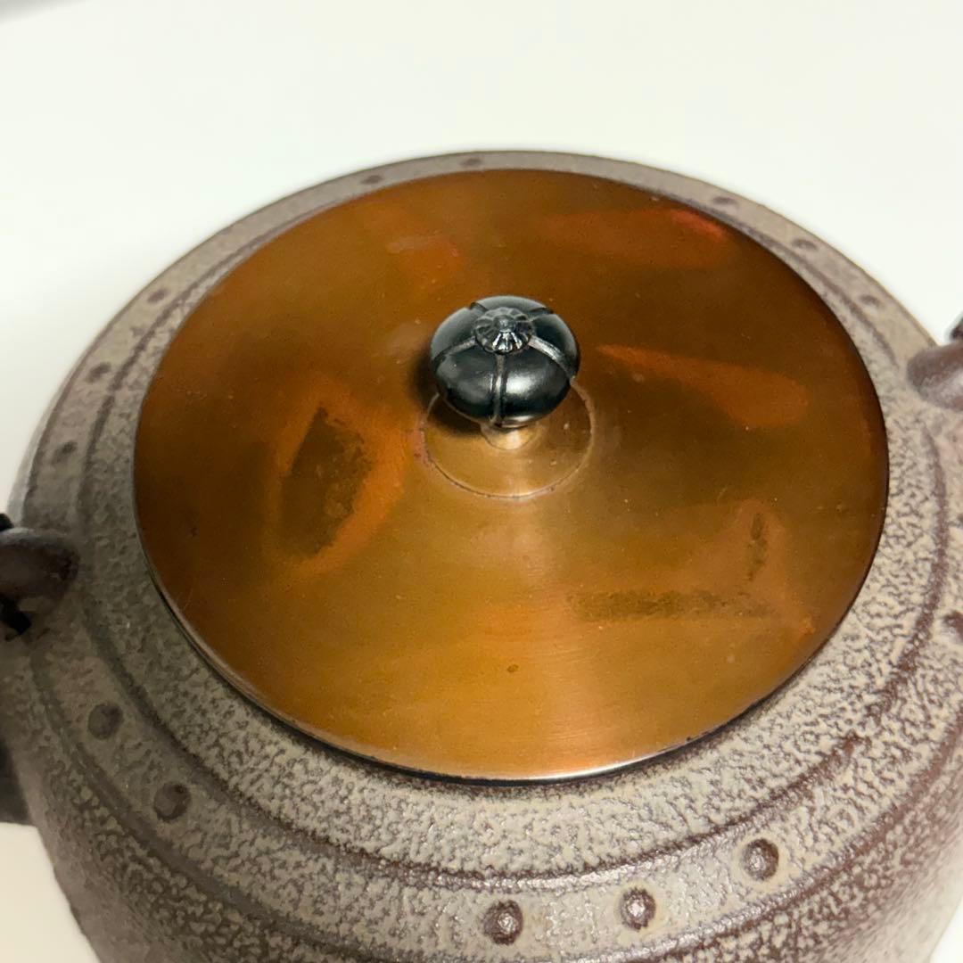 【未使用保管品】正寿堂 特製鉄瓶 鐵瓶 高橋敬典