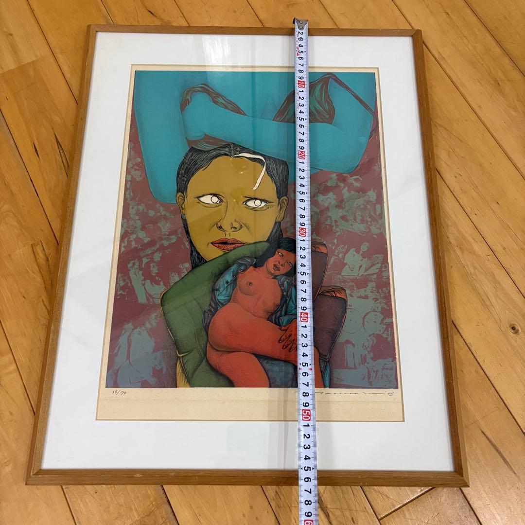 ☆希少☆田村文雄　リトグラフ　版画　　現代アート　untitled 無題