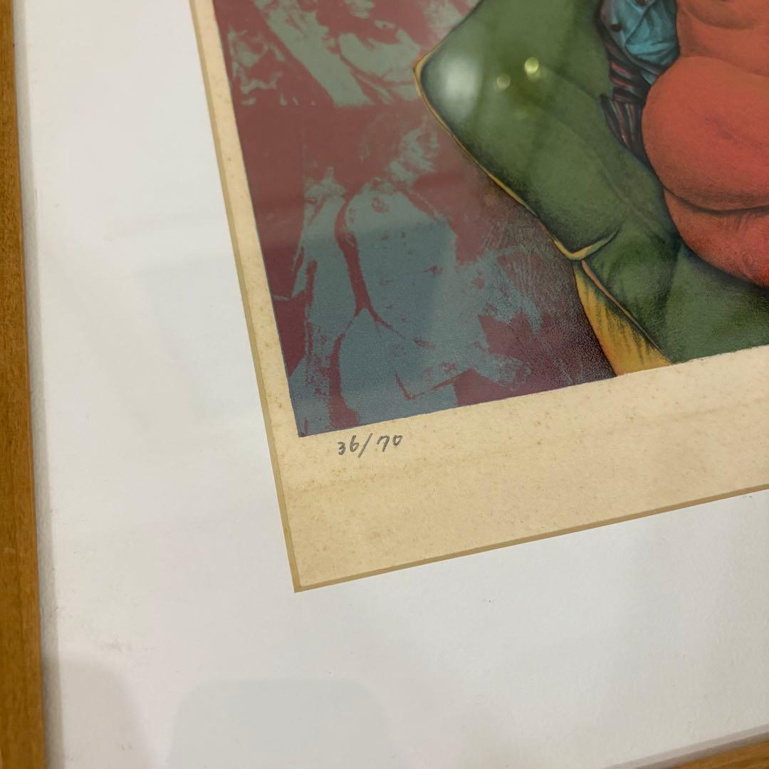 ☆希少☆田村文雄　リトグラフ　版画　　現代アート　untitled 無題