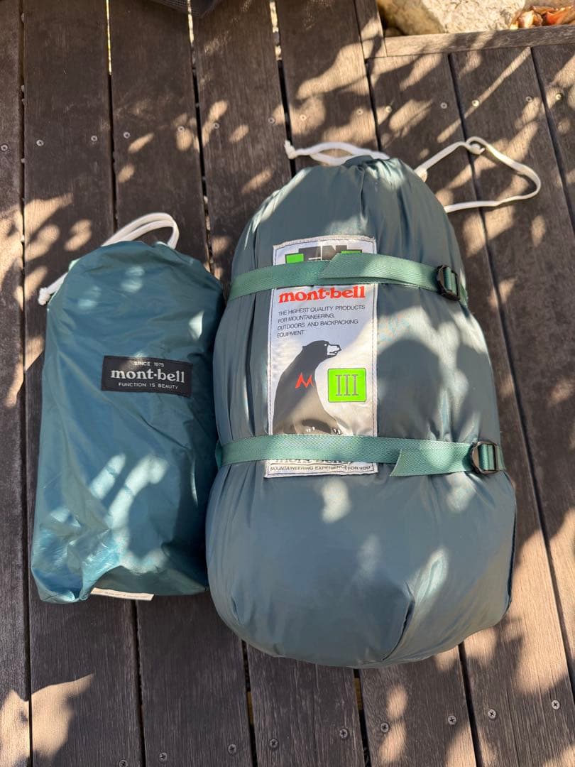 mont-bell モンベル ムーンライト テント III型 グランドシート付