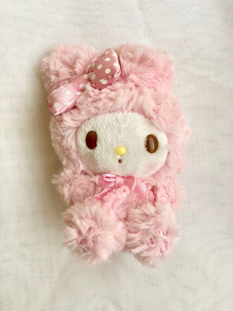 希少マイメロ マスコットキーホルダーふわふわ 2012年サンリオオリジナル