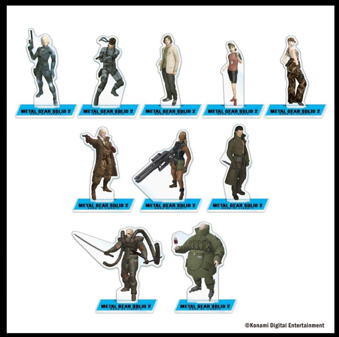 MGS 小島秀夫作品のみ 各10種 アクリルスタンド メタルギアソリッド パルコ