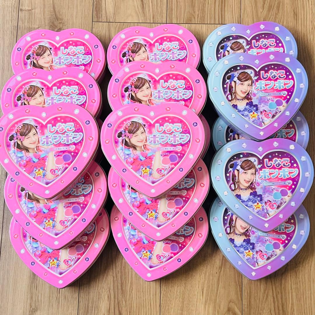 しなこボンボン　パープル×5 ピンク×12 合計17缶　しなこ監修