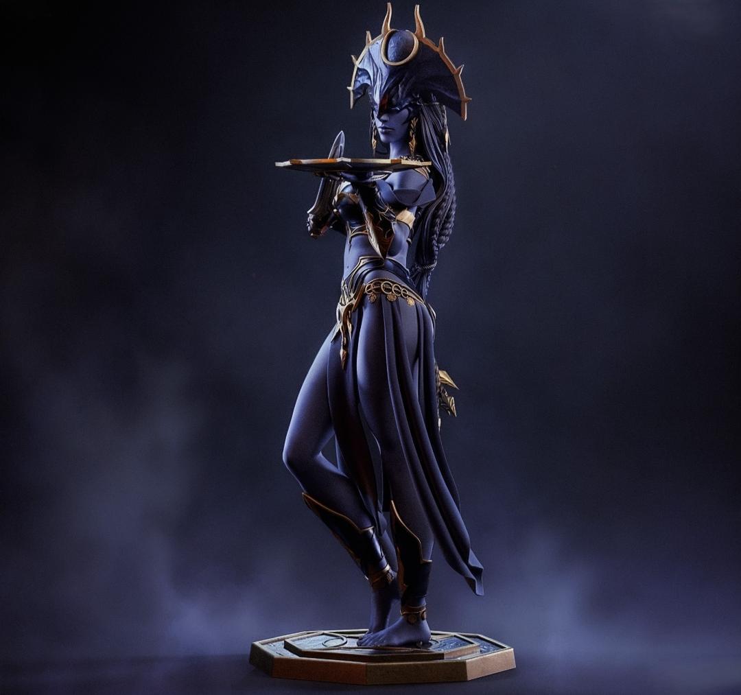 シャール バルダーズゲート 1/8 未塗装未組立 フィギュア ガレージキット