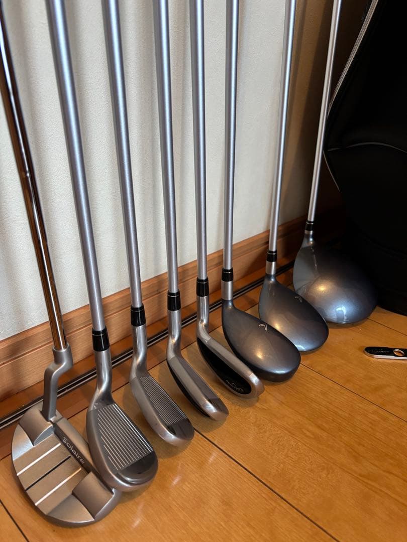 キャロウェイ ソレイユ ブラックレディース ゴルフクラブセット極美品 付属品多数