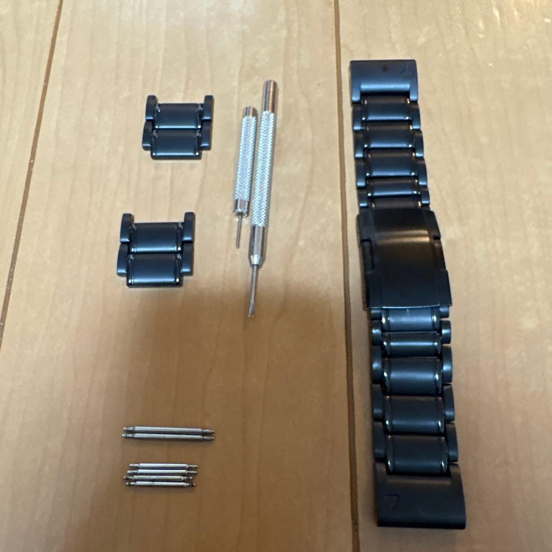 GARMIN Approach S62 GPSゴルフウォッチ 金属製のベルト付き