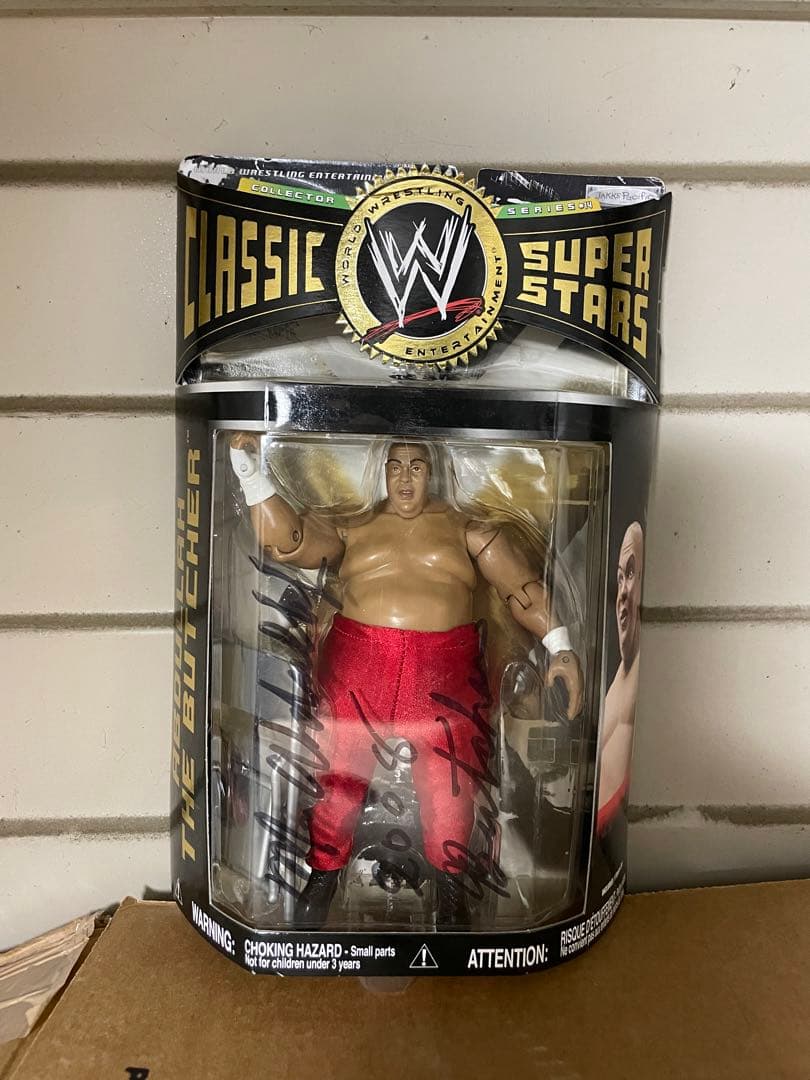 WWE クラシックスーパースターズ　アブドーラ・ザ・ブッチャー　本人サイン入り