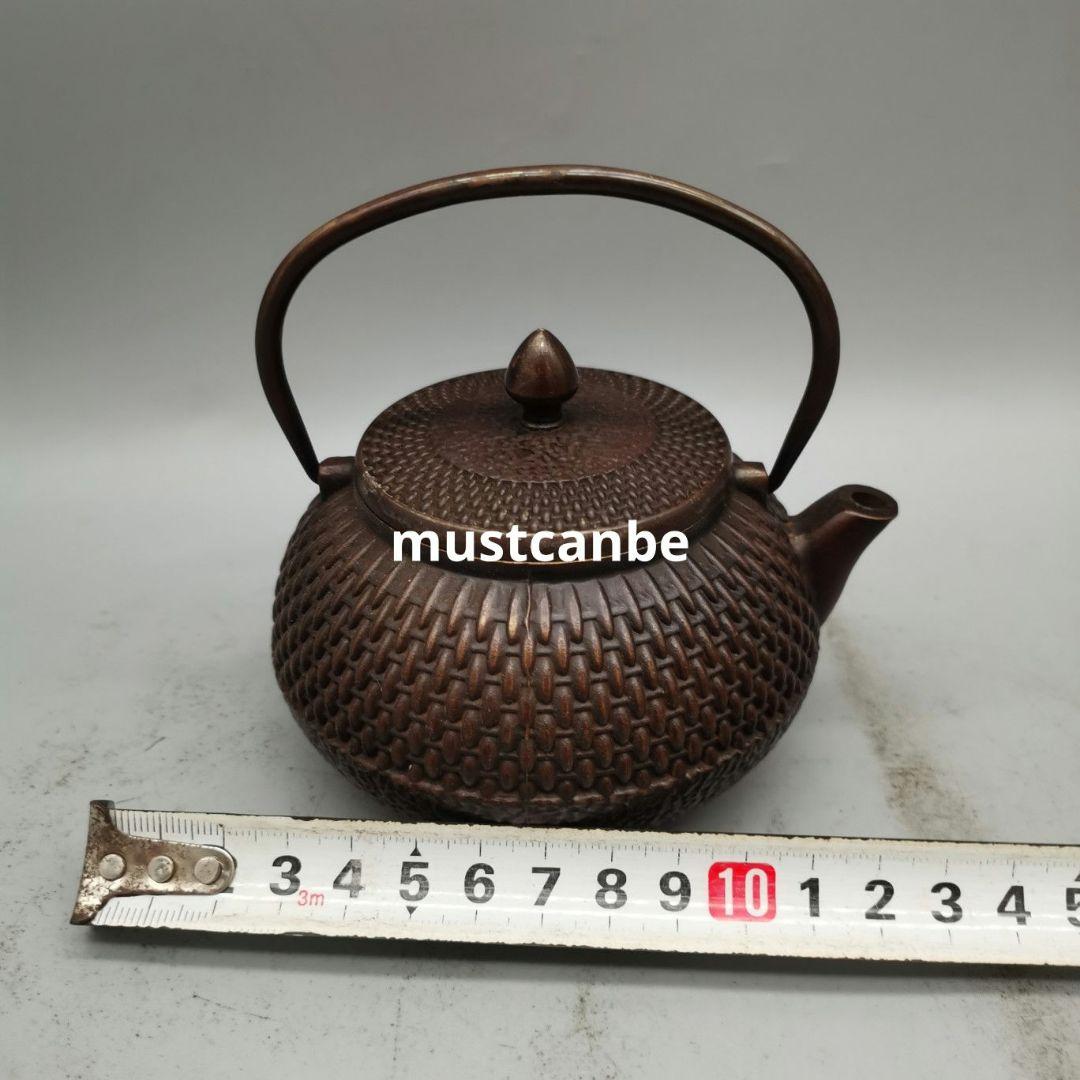 銅器 茶壺 提梁壺 徳利 茶道具 水筒 装飾品 工芸品 置物