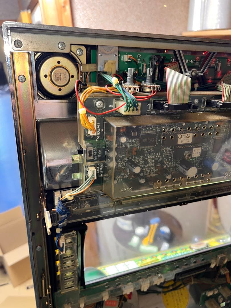 動作良好 パチスロ実機 山佐 キングパルサーエース 機 レトロスロット