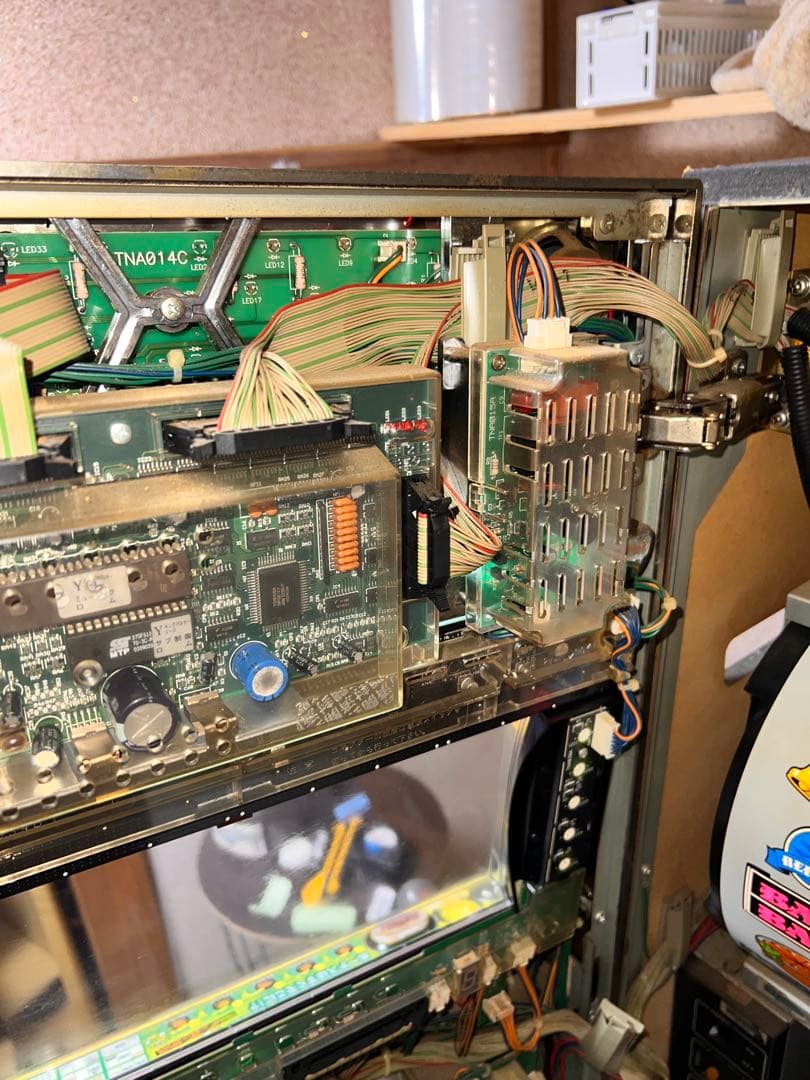 動作良好 パチスロ実機 山佐 キングパルサーエース 機 レトロスロット