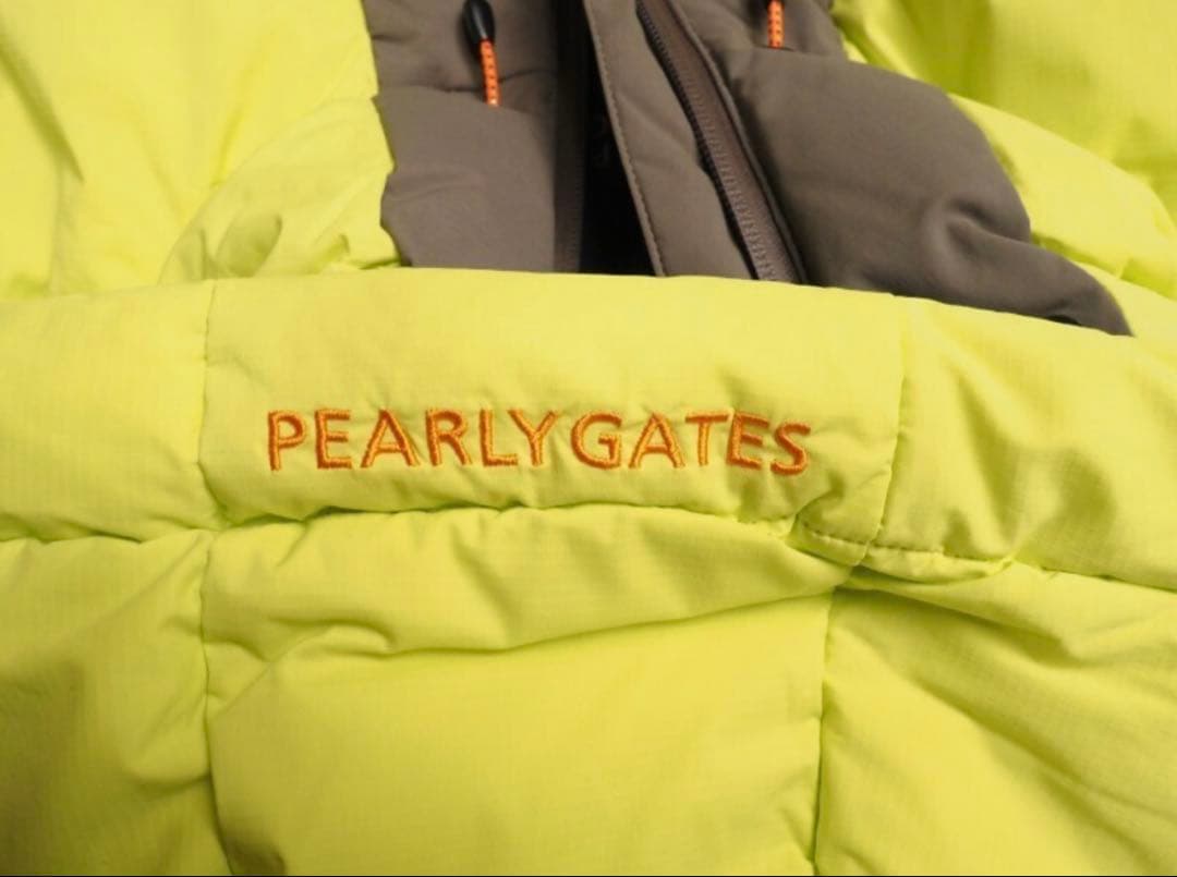 未使用 パーリーゲイツ バイカラー光電子 ダウン パーカー サイズ2（L）