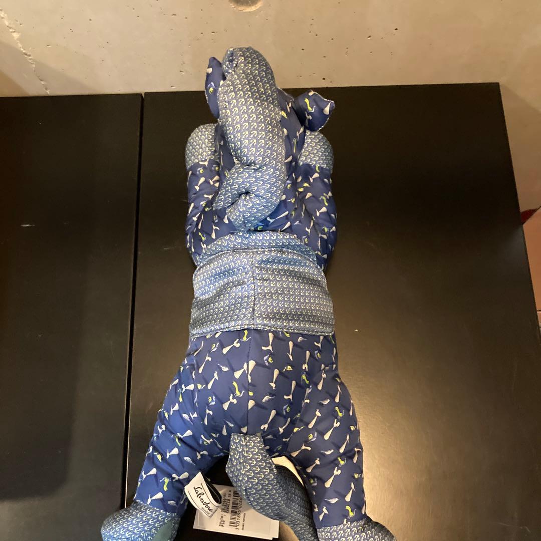 馬の形のぬいぐるみ 青色パターン 中型　（フェラガモ）