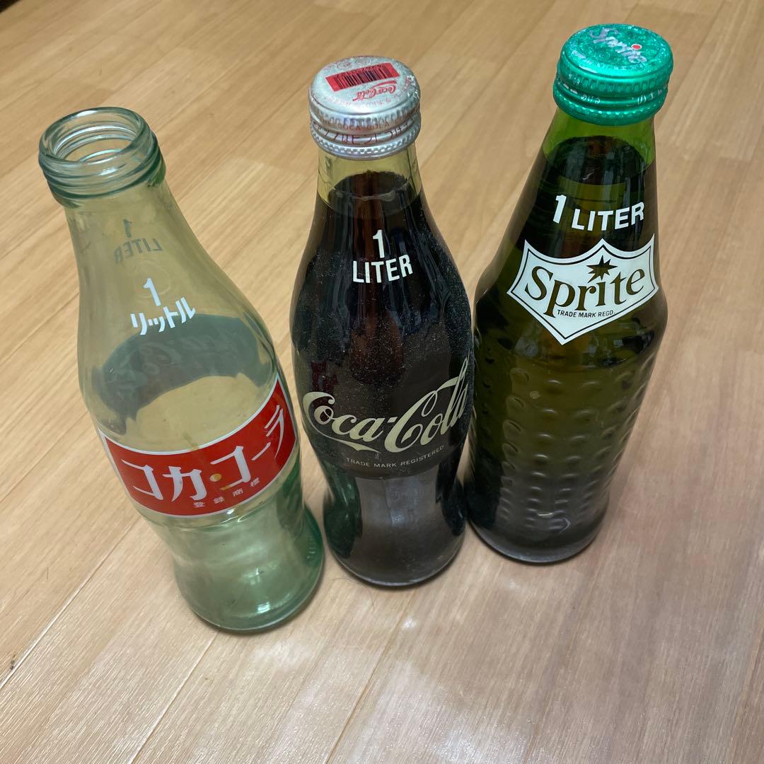 コカ・コーラ　スプライト　1L レトロ瓶　3本セット