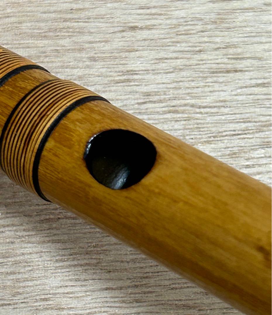 篠笛美品　蘭照（蘭情）管　唄物　六本調子