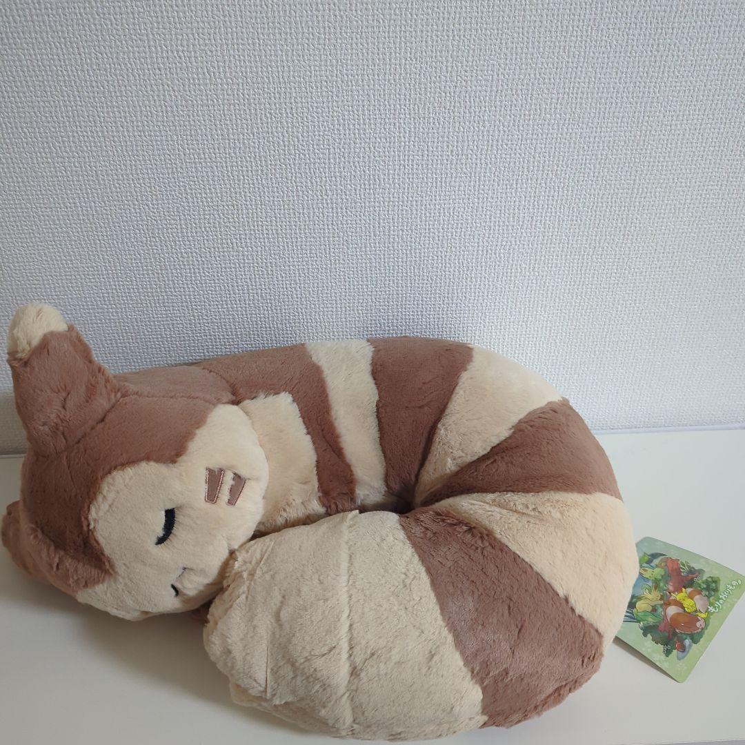 【タグ付き】ポケモン ふわふわぬいぐるみクッション もりのおくりもの オオタチ