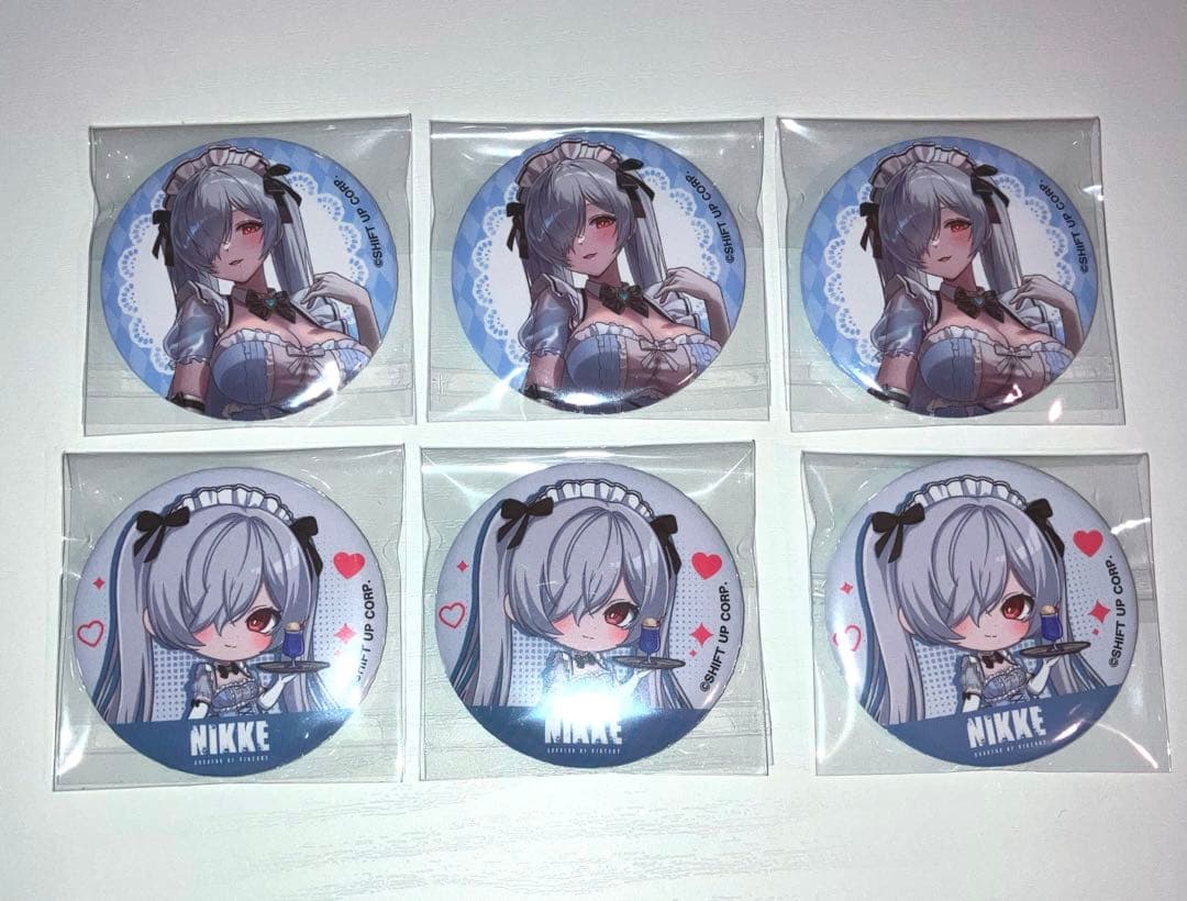 勝利の女神 NIKKE and GALLERY カフェ シンデレラ 缶バッジ