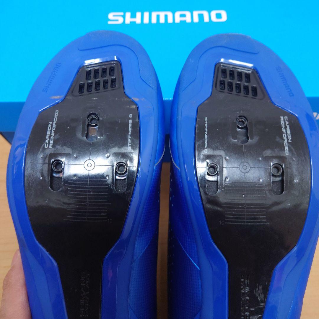 シマノブルー SHIMANO シマノ ロードバイク シューズ RC5
