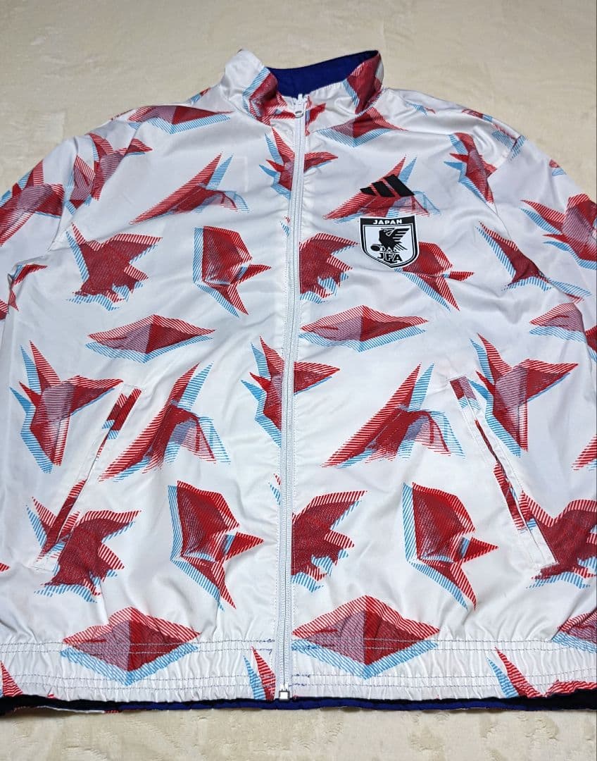 【極美品】日本代表 リバーシブル 2022アンセムジャケット “折鶴モデル” M
