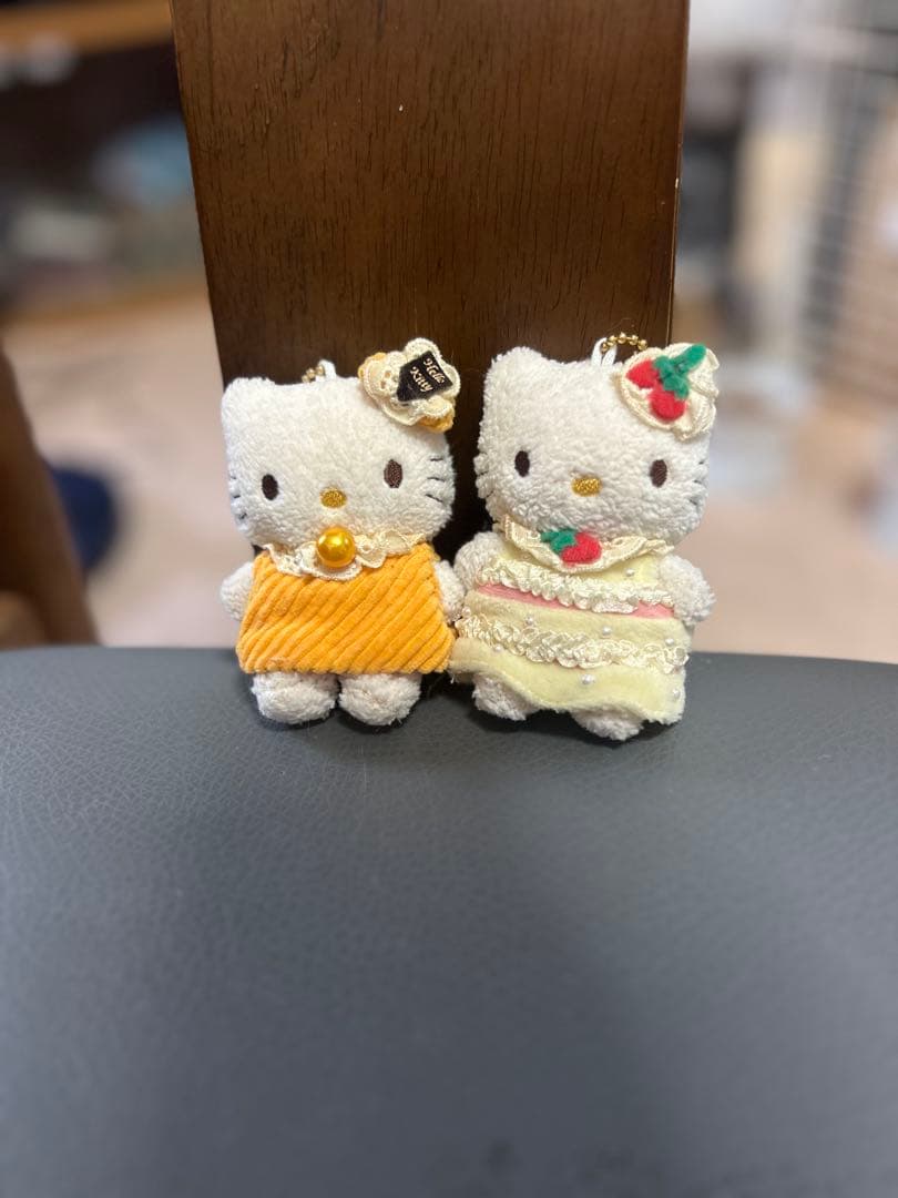 ハローキティ　フェアリー　ぬいぐるみ キーホルダーマスコット5個セット 巾着も♪