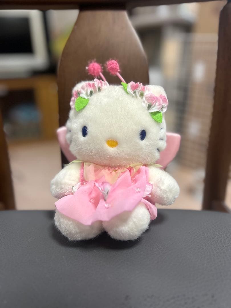 ハローキティ　フェアリー　ぬいぐるみ キーホルダーマスコット5個セット 巾着も♪