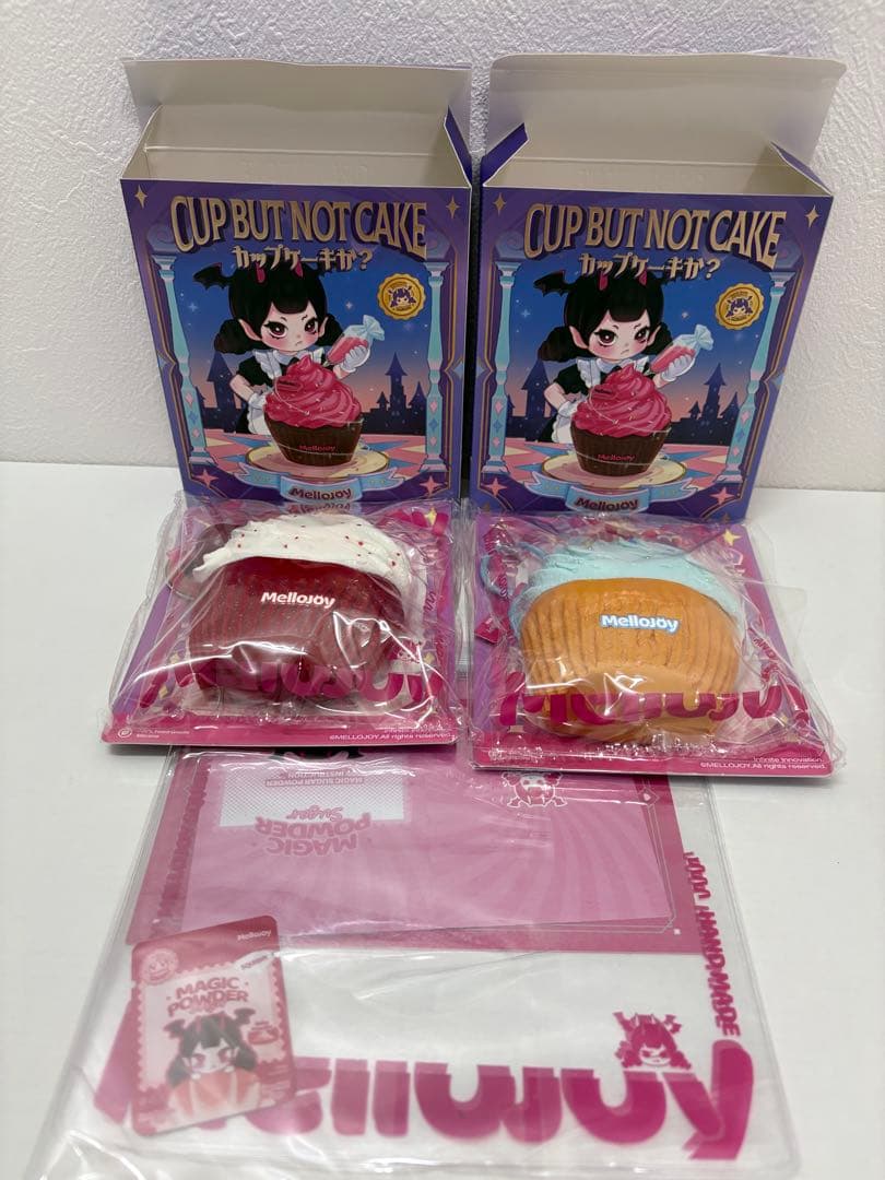 mellojoy メロジョイ カップケーキか? スクイーズ 2点 新品未使用品