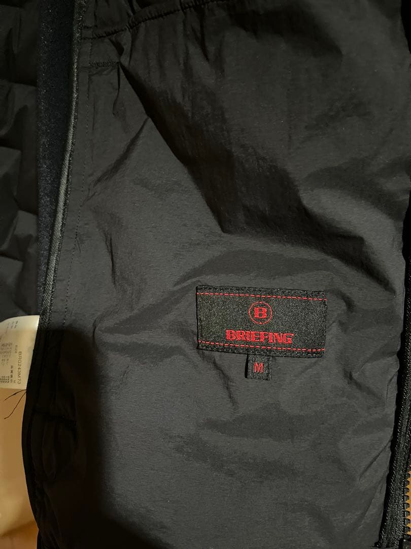 ☆未使用　BRIEFING　ハイブリッドダウンパーカーブラック　Mサイズ　正規品