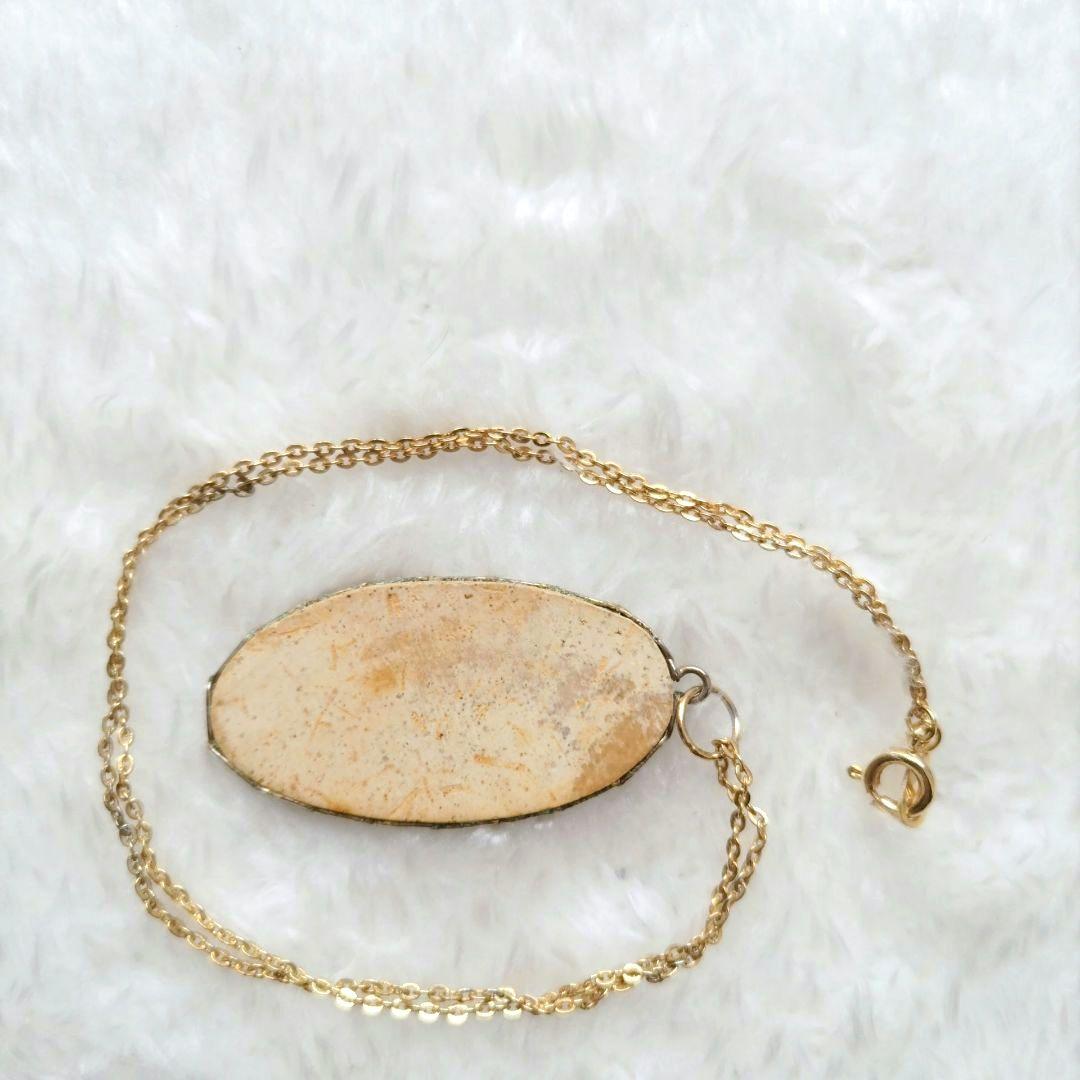 古代魚 ダスティルベ 化石 ネックレス ブラジル産 ヴィンテージ 希少