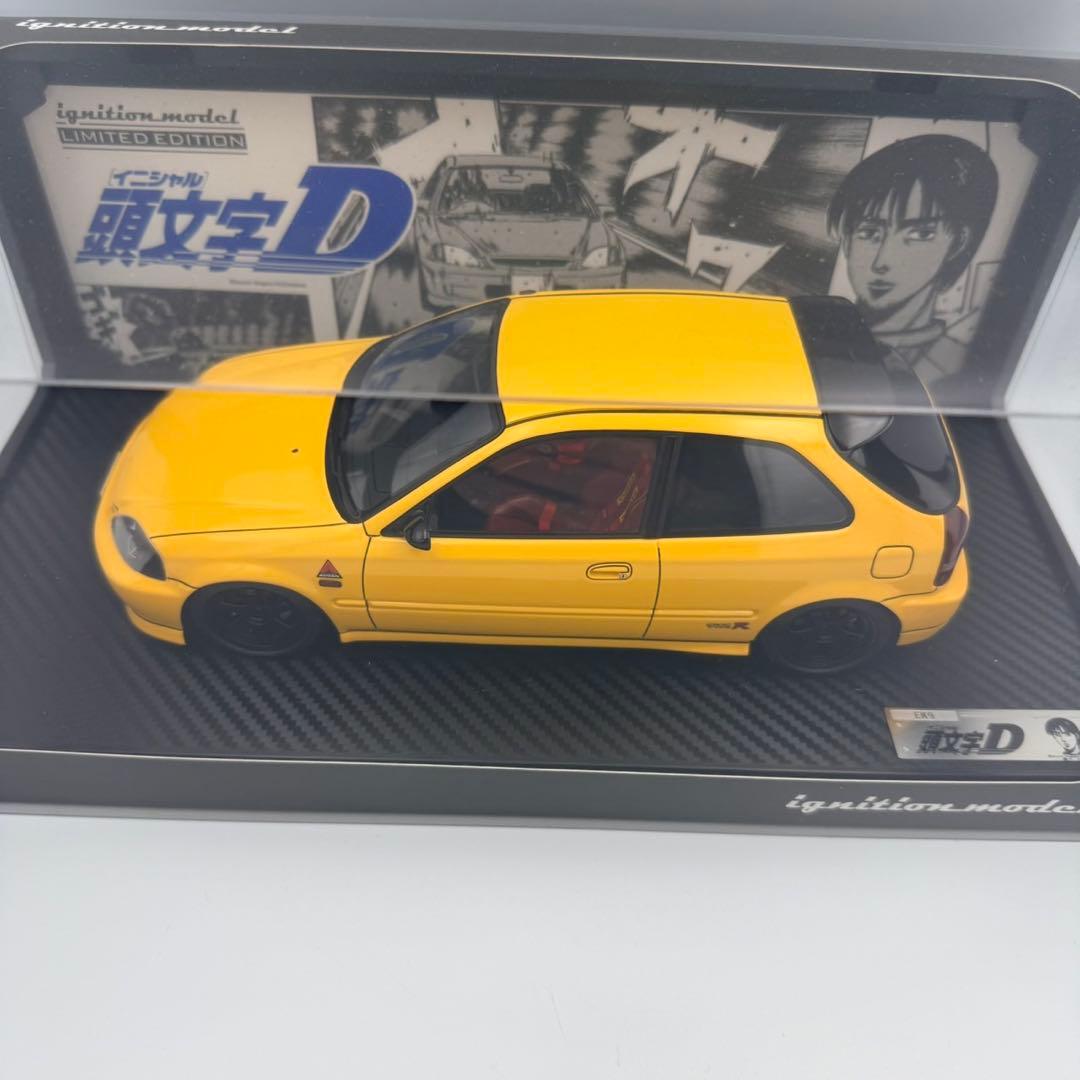 頭文字D 1/18 イグニッションモデル ホンダシビック(EK9) タイプR