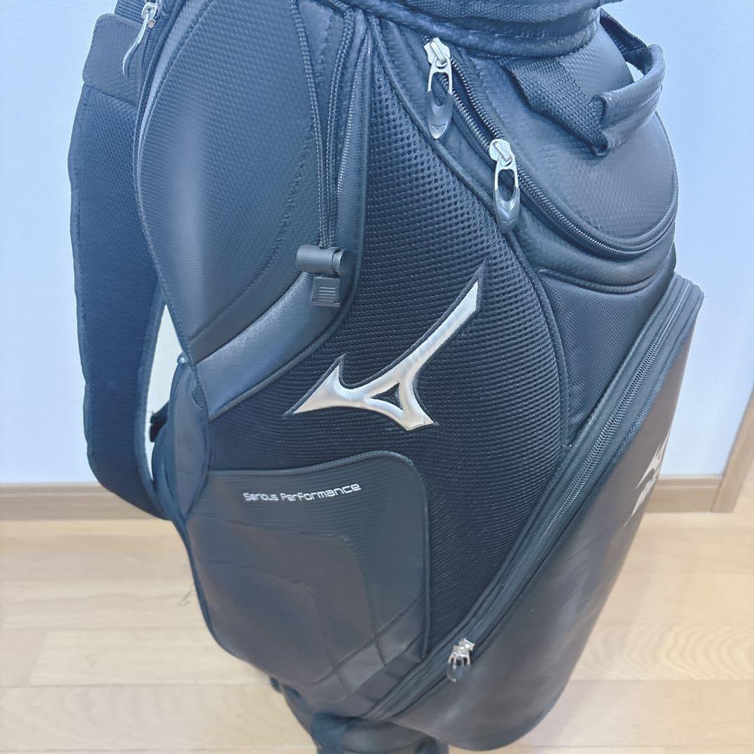 K445 MIZUNO ブラック キャディバッグ