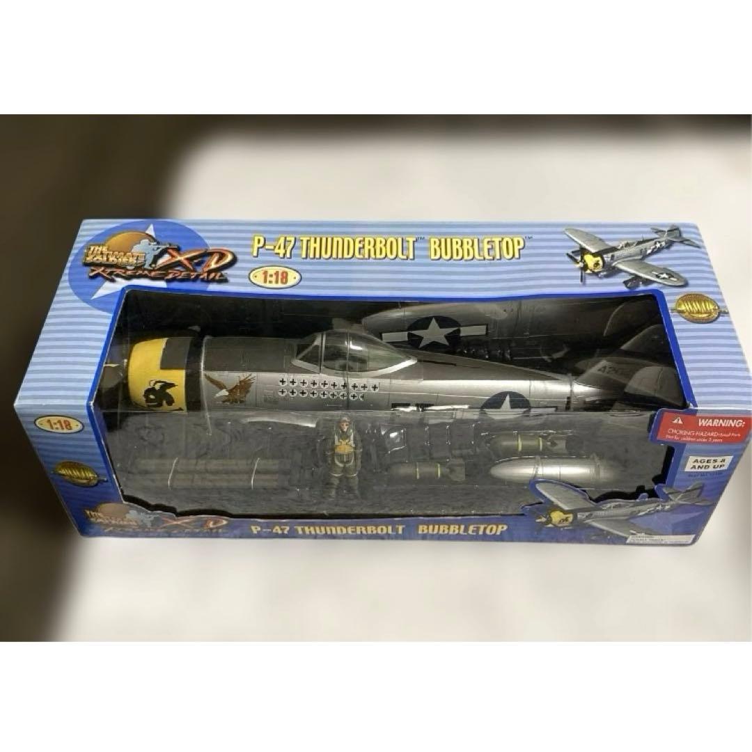 航空機・ヘリコプター P-47 THUNDERBOLT BUBBLETOP 1/18