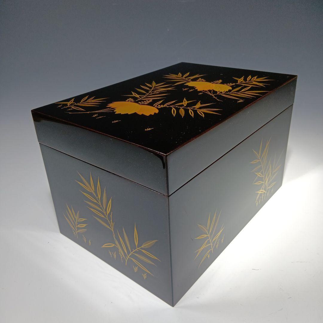 最終値下げ茶道具　利休茶箱一式　(塗師)多田桂寛　　 共箱　美品