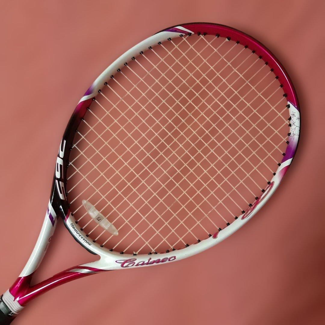 ブリヂストン◆カルネオ265硬式テニスラケット◆新品グリップテープ付
