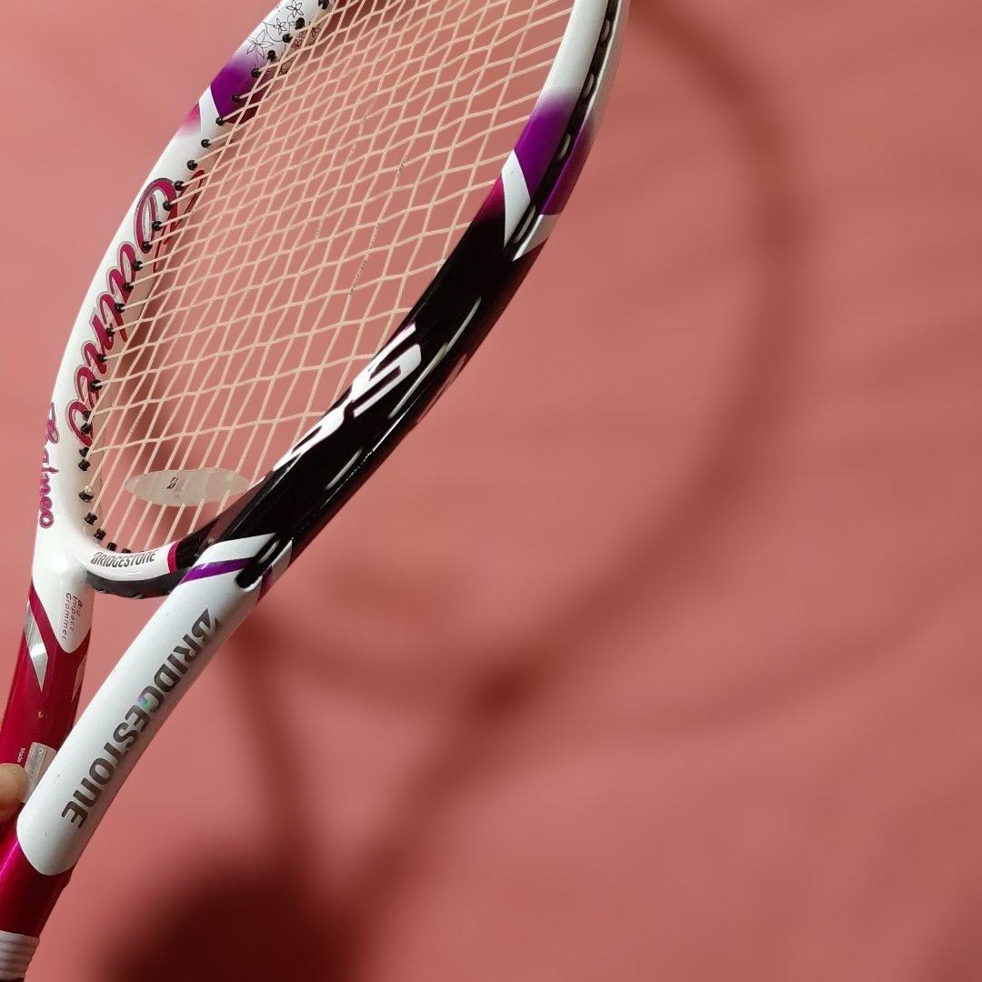 ブリヂストン◆カルネオ265硬式テニスラケット◆新品グリップテープ付