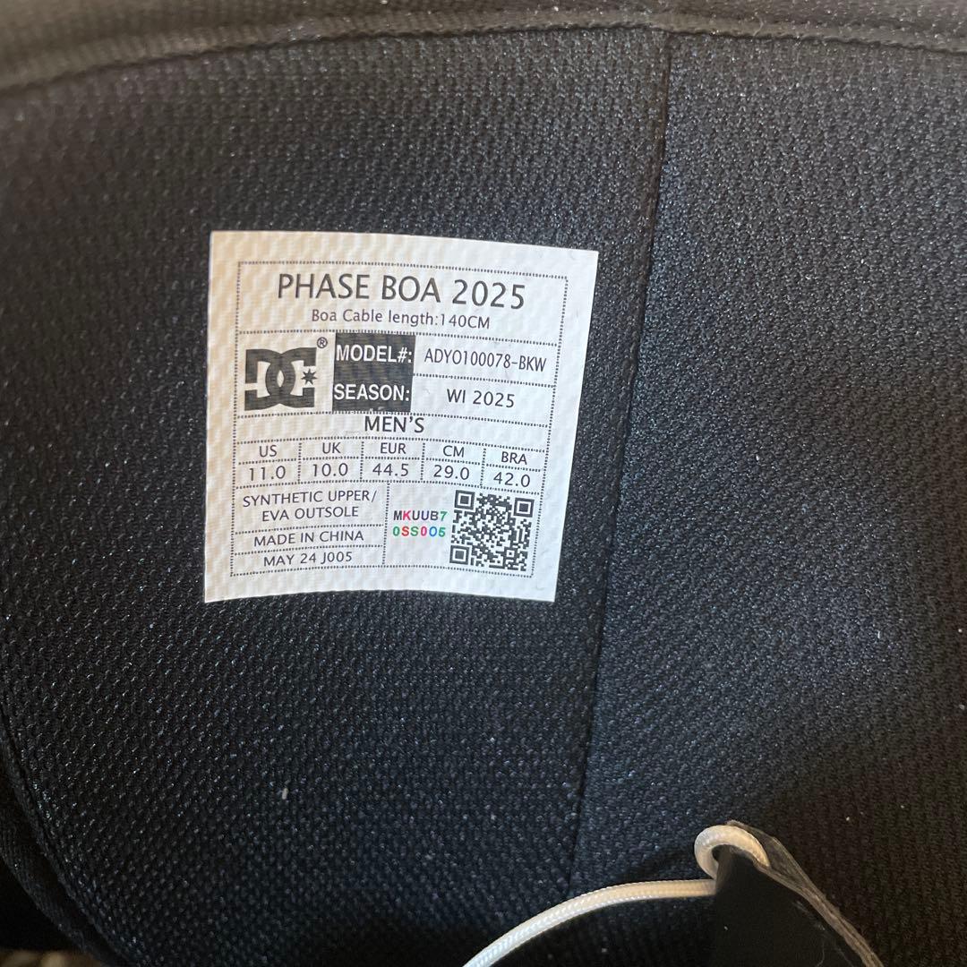 DC Phase BDA スノーボードブーツ 11.0