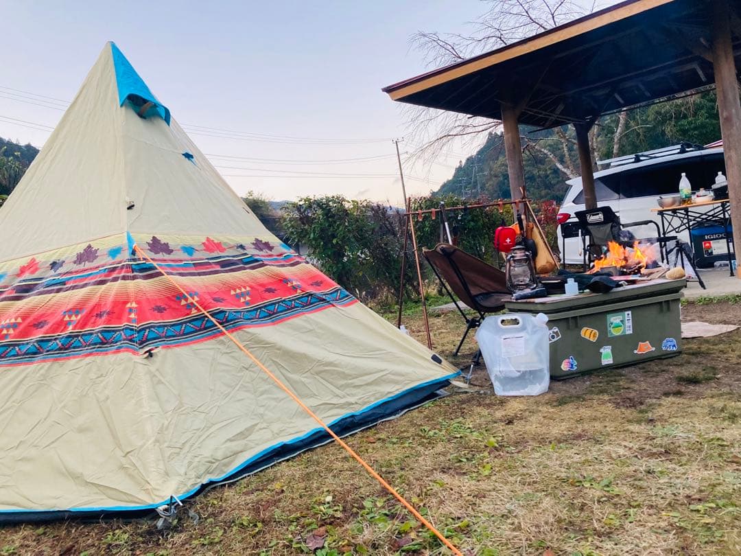 テント LOGOS ナバホ Tepee 300 グランドシートペグ、ハンマー