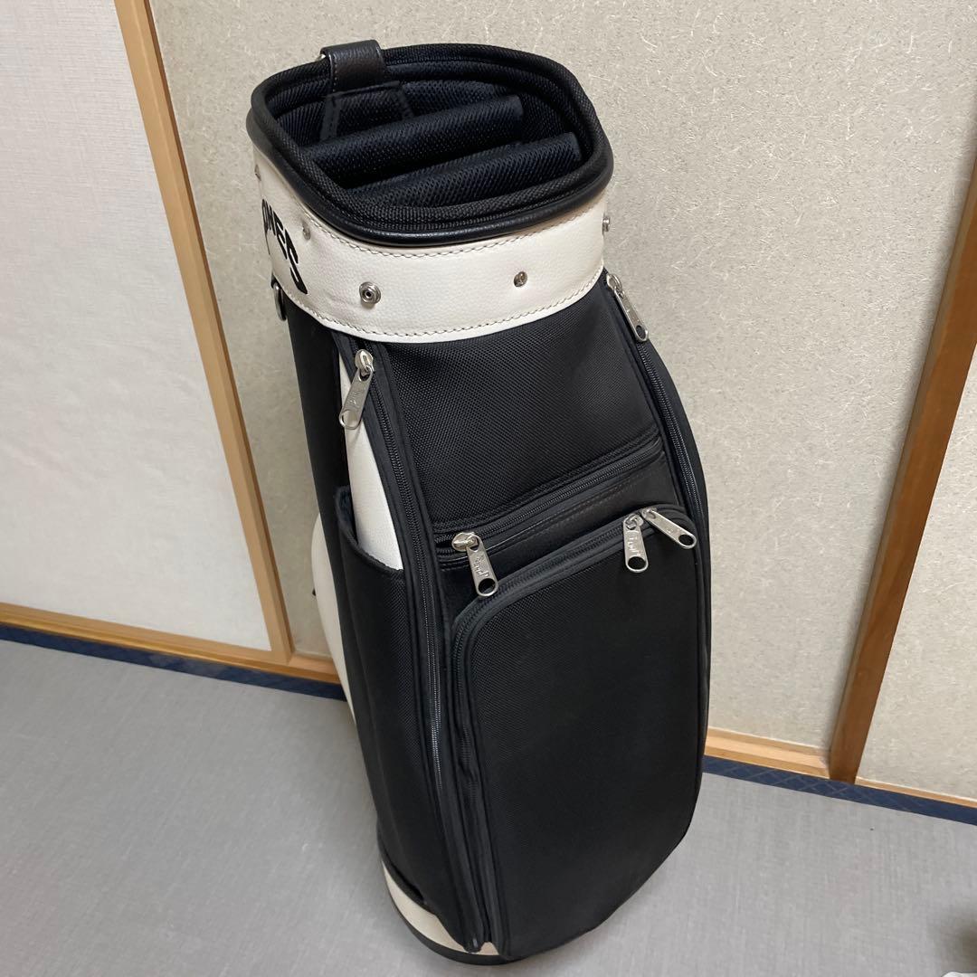 JONES RIDER ゴルフバッグ ブラック/ホワイト