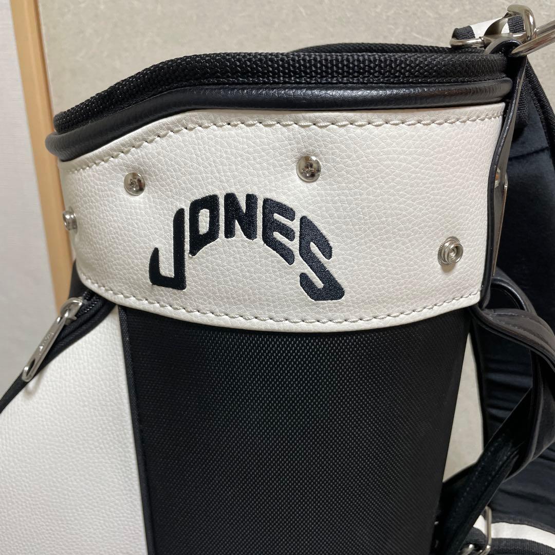 JONES RIDER ゴルフバッグ ブラック/ホワイト