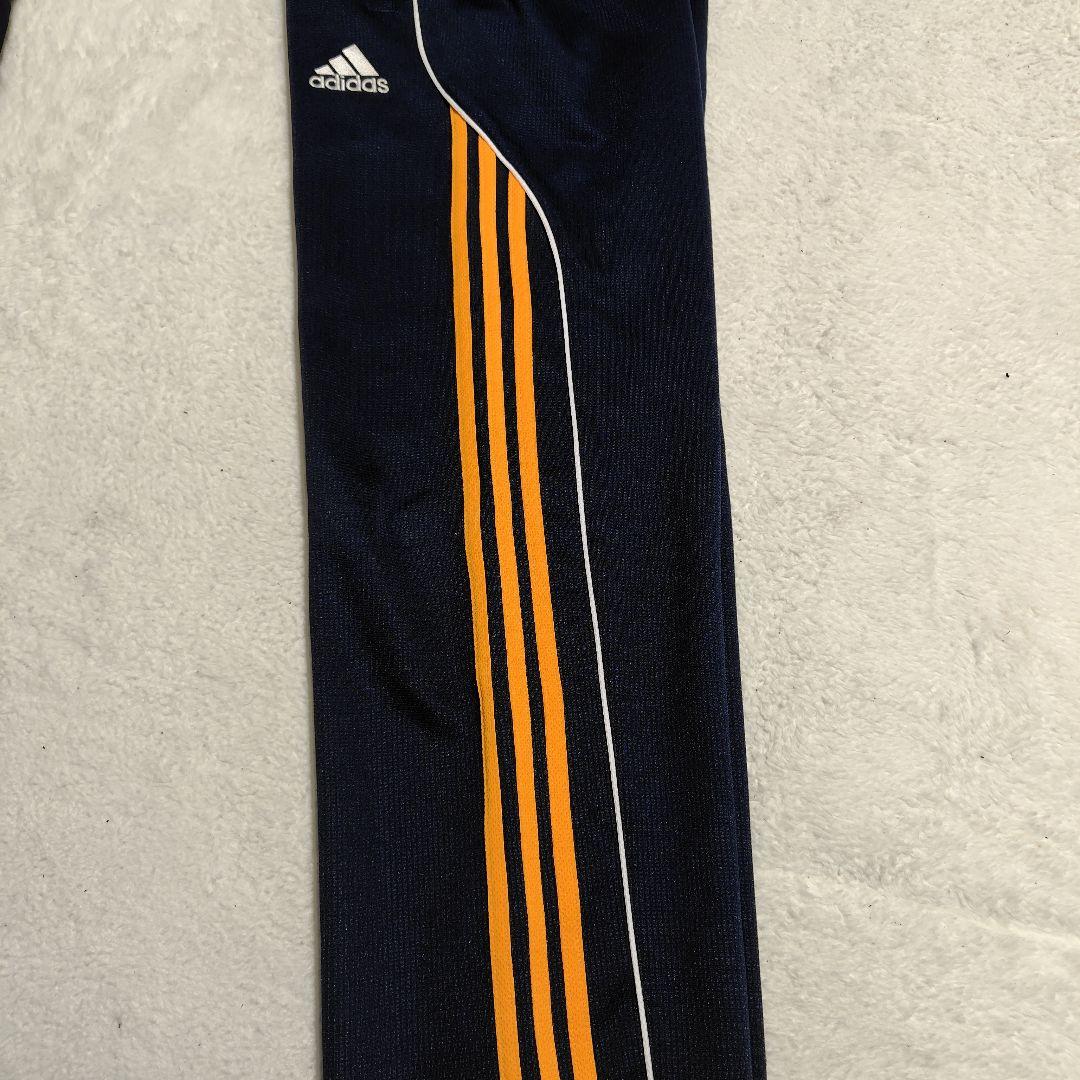 【美品】アディダス adidas ジャージ 上下 ネイビー/オレンジ M