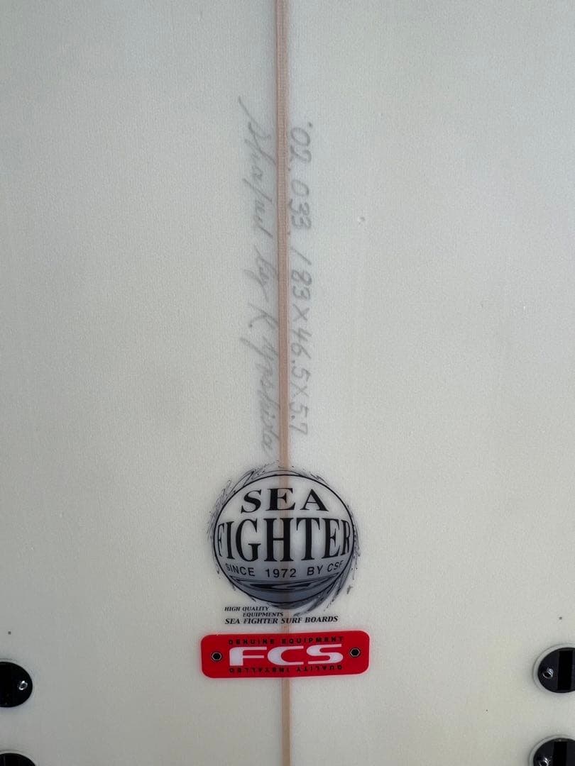 CSFサーフボード 6'0\" フィン+デッキパッド付き