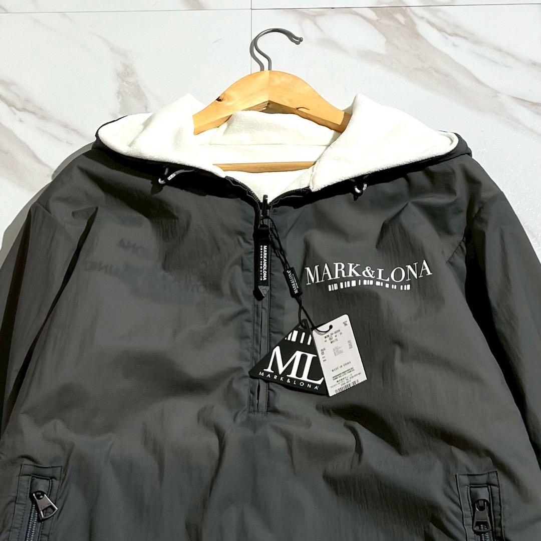 新品未使用タグ付き 2023AW マークアンドロナ リバーシブル ハーフジップ