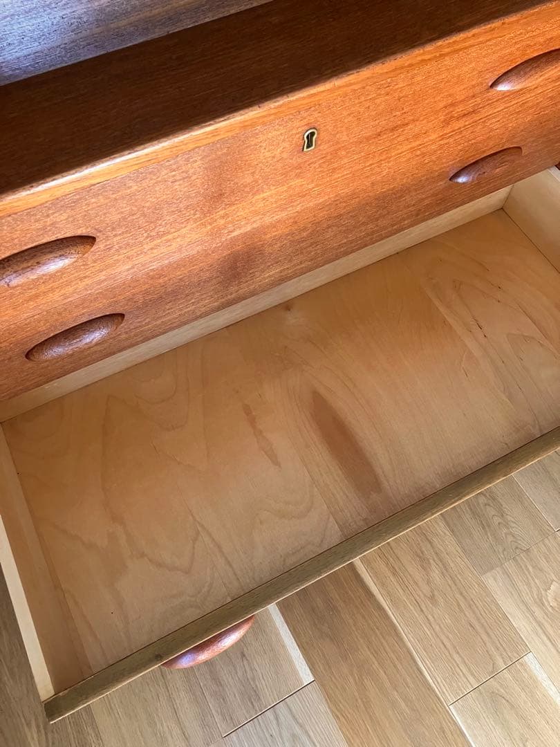 ライティングデスク ビューロー ライティングビューロー 北欧 ビンテージ 送料込