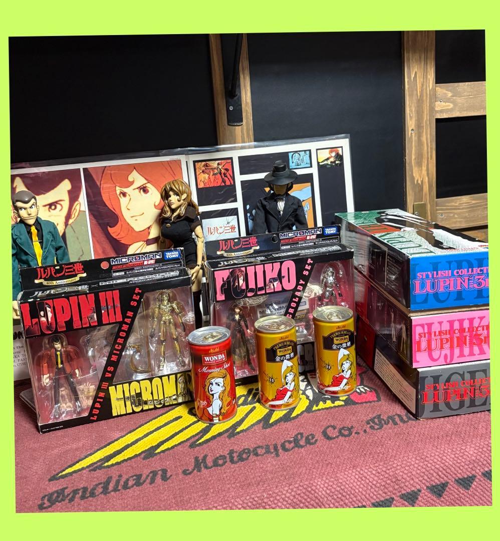 ★ルパン3世★次元大介★峰不二子★フィギュア・5★LPレコード・3★ワンダ・3★