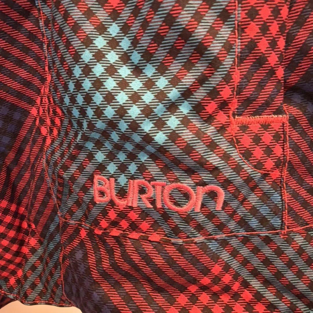 Burton 子供用スキーウェア チェック柄　上下セット