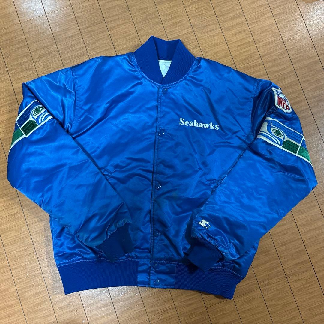 NFL シアトル・シーホークス サテンジャケット