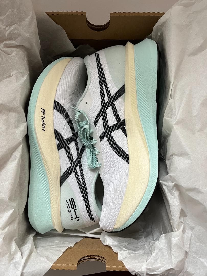 (新品未使用) ASICS S4-YOGHI 25.5cm ホワイト/ミント